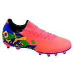 Chuteira de Campo Puma Future 7 Play Neymar Jr - Infantil ROSA