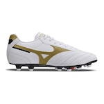 Chuteira de Campo Mizuno Morelia Classic MD Adulto BRANCO