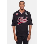 Camiseta Nba Masculina Old Logo Miami Heat - Masculina PRETO