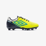 Chuteira de Campo Umbro Adamant Top Jr - Infantil VERDE/PRETO