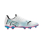 Chuteira de Campo Puma Future Play 7 - Adulto BRANCO/ROSA