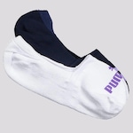 Kit Meia Puma Invisível - 2 Pares - Feminino AZUL ESCURO