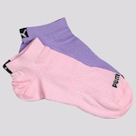 Kit Meia Puma Sapatilha - 2 Pares - Feminino ROXO