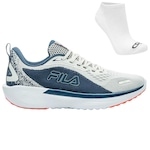 Kit Tênis Fila Duality + Meia - Masculino BRANCO/AZUL ESC