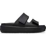 Sandália Crocs Brooklyn Luxe Sandal - Feminina PRETO