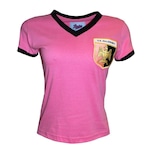 Camisa Palermo 1970 Feminina - Liga Retro - Feminina ROSA BEBE