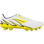 Chuteira de Campo Penalty Lider Y-5 - Adulto BRANCO/AMARELO