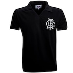 Camisa Polo do America Rj 1904 Liga Retro - Masculina PRETO