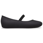 Sapatilha Crocs Brooklyn Flat K - Infantil PRETO