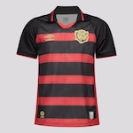 Camisa Polo do Sport CIub do Recife I 24 Umbro Juvenil Torcedor PRETO/VERMELHO