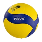 Bola de Vôlei Mikasa V330W Microfibra AMARELO/AZUL