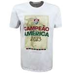 Camiseta Fluminense Campeão da América Liga Retrô - Masculina BRANCO