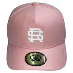 Boné Aba Curva Trucker Rhino Size Boss - Strapback - Adulto ROSA