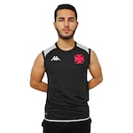 Camisa Vasco da Gama Kappa 2024 Regata Comissão Técnica - Masculina PRETO