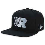 Boné Aba Reta New Era 950 Las Vegas Raiders Club House - Snapback - Masculino PRETO