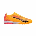 Chuteira Society Puma Ultra Match - Adulto LARANJA/ROSA