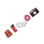 Kit Jibbitz? Crocs Garotas de Férias Pack com 5 Peças BRANCO