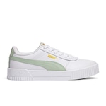 Tênis Puma Carina Bdp - Feminino Branco/Verde Cla