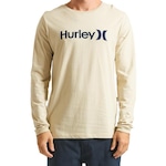 Camiseta Hurley Manga Longa O&O Solid  - Masculina CAQUI