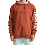 Blusão de Moletom Hurley Canguru Acadia Heat Fleece - Masculino VERMELHO