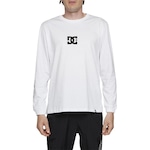 Camiseta Dc Shoes Manga Longa Minimal Stripe Wt24 Branco BRANCO