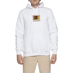 Blusão de Moletom com Capuz Dc Shoes Canguru Racer - Masculino BRANCO