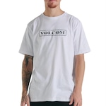 Camiseta Volcom Dual Stone - Masculina BRANCO