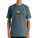 Camiseta Volcom Leanin Wt24 - Masculina CINZA ESCURO