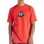 Camiseta Volcom Leanin - Masculina VERMELHO