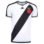 Camisa Kappa Vasco Away Ii 2024 - Infantil BRANCO