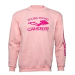 Blusão de Moletom sem Capuz Cressi Galápagos - Masculino ROSA