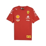 Camiseta Puma Scuderia Ferrari Sainz - Masculina VERMELHO