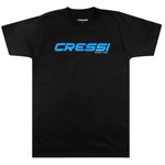 Camiseta de Algodão Cressi Lisa - Masculina PRETO