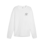 Camiseta de Manga Longa Puma X o Laboratório de Dexter - Masculina BRANCO