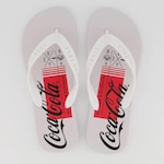 Chinelo Coca Cola Galway - Masculino BRANCO