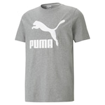 Camiseta Puma Classics Logo - Masculina CINZA