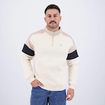 Blusão sem Capuz Fila Block Letter - Masculino BEGE