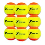 Kit com 9 Bolas de Beach Tennis Drop Shot Itf Nao Se Aplica