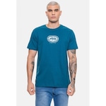 Camiseta Ecko Grid Brading - Masculina AZUL