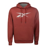 Blusão de Moletom com Capuz Reebok Vector - Masculino VERMELHO