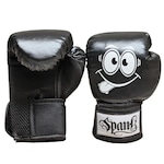 Luva de Boxe e Muaythai Infantil Rostinho 6Oz Spank PRETO