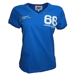 Dirceu Lopes 1966 Feminina - Liga Retro - Feminina Camisa AZUL CLARO