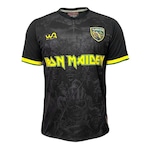 Camisa Futebol Iron Maiden Brasil W.A Sport  - Masculino PRETO