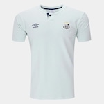 Camisa Polo do Santos 24/25 Viagem Umbro - Masculina CINZA