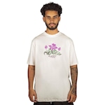 Camiseta Plano C Flower Off - Masculina BEGE