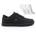 Tênis Mormaii Urban Free + 3 Pares de Meias - Masculino PRETO