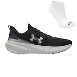 Tênis Under Armour Charged Great + Meia - Unissex PRETO/CINZA