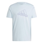 Camiseta adidas Estampada Tech Badge Of Sport - Masculina AZUL