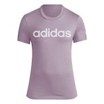 Camiseta adidas Essentials Slim Logo - Feminina ROXO