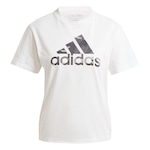 Camiseta adidas Estampada Camo - Feminina BRANCO